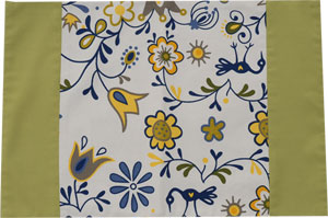modern table runner